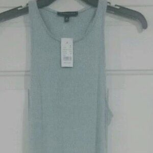 Kendall & Kylie Green Sleeveless Fitted Dress